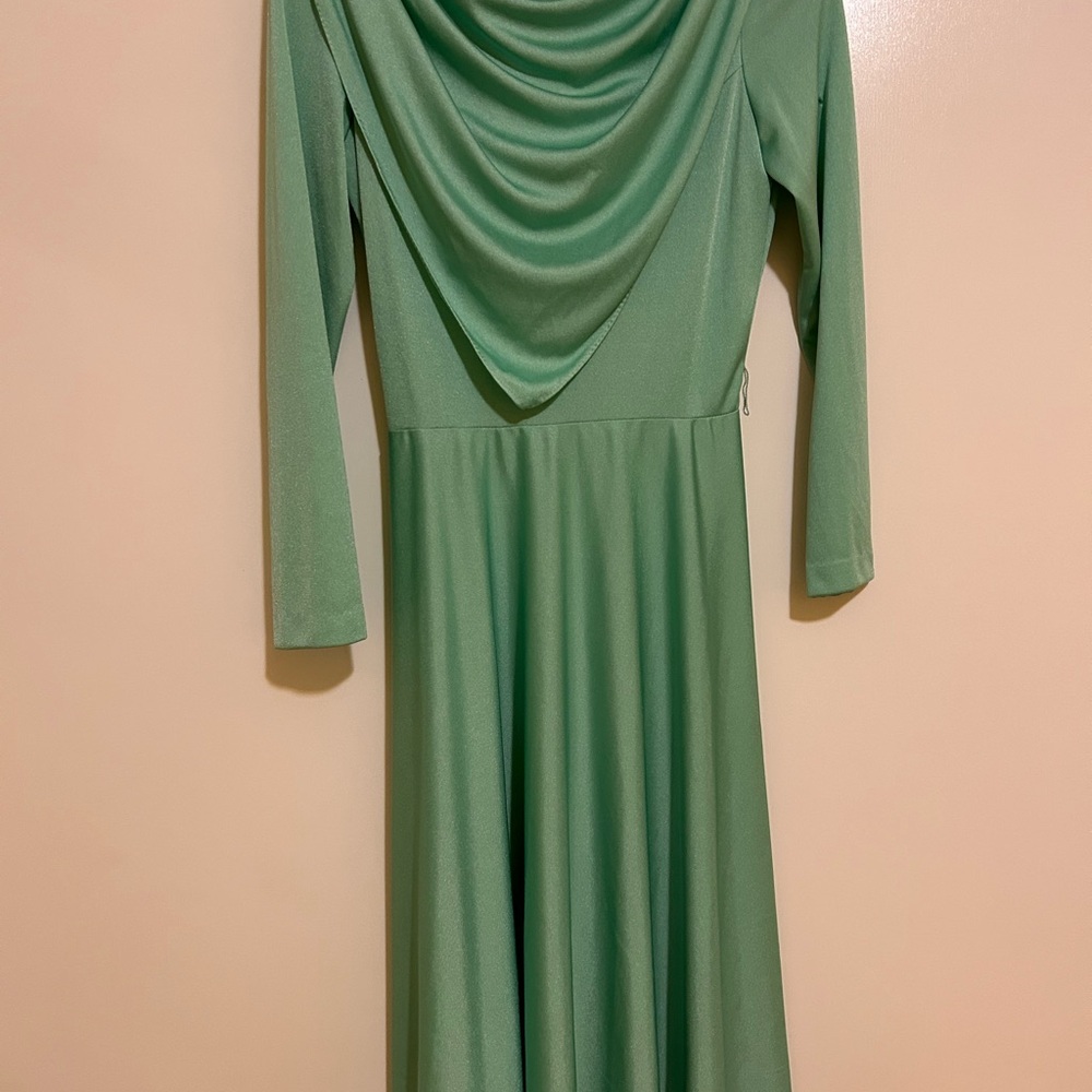 Vintage Mint Dress c 1970s